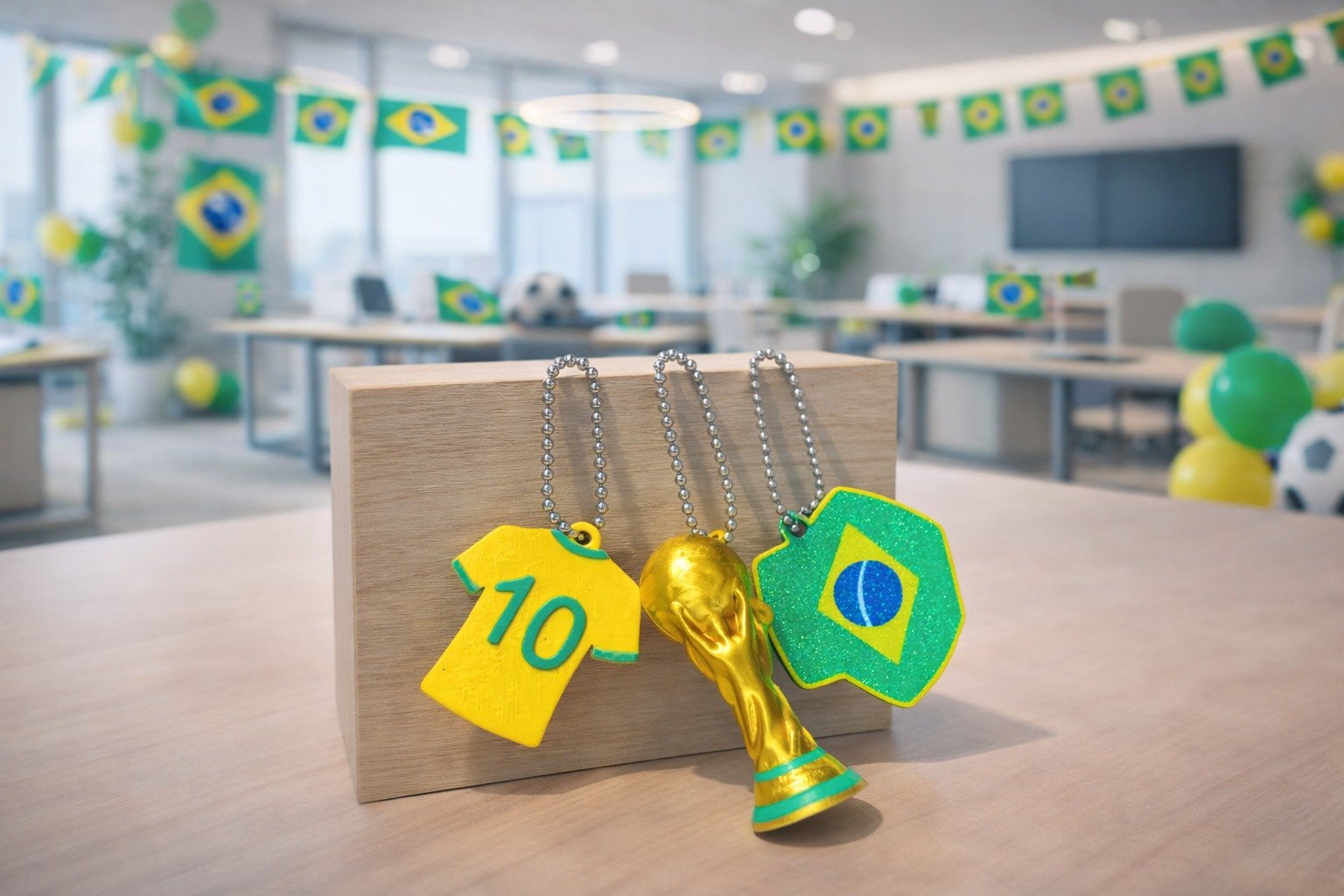 Chaveiro abridor de latas camisa brasil